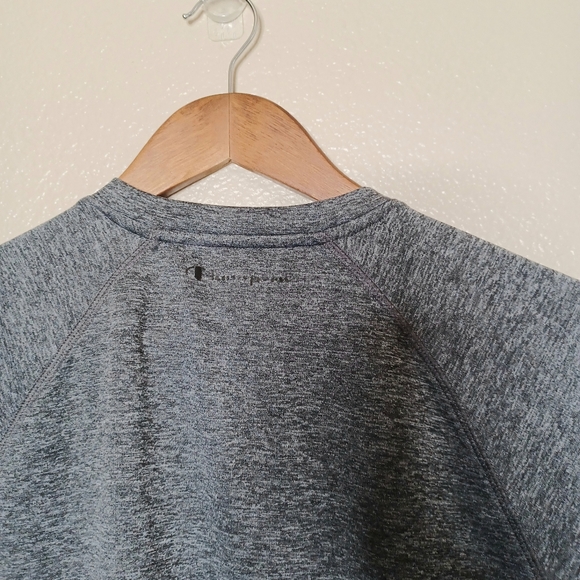 Champion Vapor Men's Medium Performance Grey Athletic Tee Short Sleeve T-shirt - Picture 12 of 12
